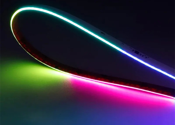 لبه ایمیتیشن COB طناب 630LED در هر متر RGB 8mm انعطاف پذیر Rgb Free Dot LED Light
