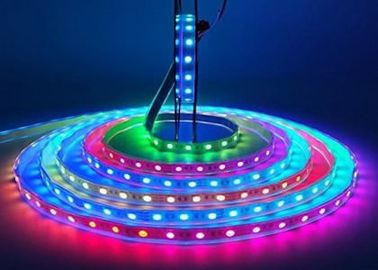 چراغ نوار LED انعطاف پذیر 5M Magic LED WS2812B 300LEDS 100 پیکسل رنگی