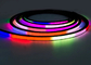12 ولت 24 ولت انعطاف پذیر RGB LED نور نئون 16x16mm 20x20mm سیاه رنگ قابل تنظیم
