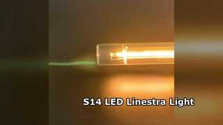 لوله رشته ای شیشه ای S14-LED، Linestra