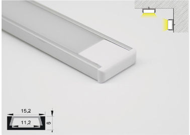 آلومینیوم آنودایز شده LED چراغ Tilebar مشخصات 15 X 6mm برای چراغ خطی روشنایی خط