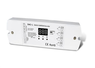 4 کانال DMX درایور دائمی جریان / Dmx LED نوار کنترل برای لامپ RGB