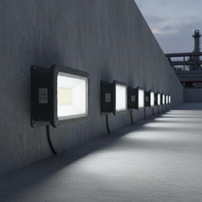 چراغ های روشنایی LED دارای گواهینامه IP65 که ولتاژ ورودی AC85-265V و زاویه قطب 120 درجه را ارائه می دهند