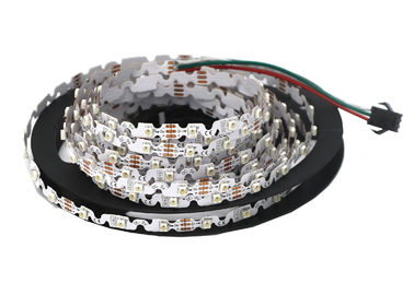S Shape 6 mm عرض چراغ های قابل انعطاف LED نوار SMD 3528 ساخته شده در IC P923F WS2811 RGB
