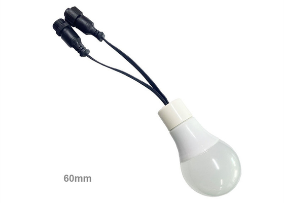 لامپ پیکسل LED کریسمس IP65 ضد آب DMX RGB چراغ LED لامپ 60 میلی متری