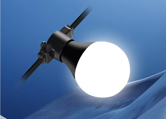 لامپ LED پیکسل DMX در فضای باز کریسمس دکو IP67 توپ پیکسل LED سه بعدی تمام رنگی