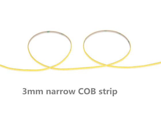 3mm Ultra Narrow COB LED Strip Rope کمد کمد کمد تلویزیون Backlight 400LEDs/M