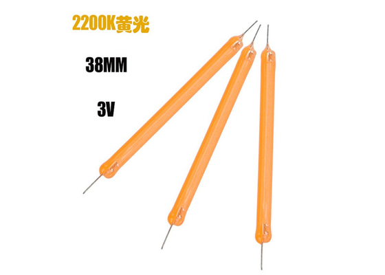 Dc3v 38MM COB شعله LED 2200k 2700K 6500K قطعات لامپ شعله سرامیکی