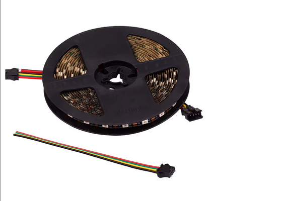 DC12V خط سیگنال دوگانه دیجیتال LED نوار انعطاف پذیر WS2815 SMD5050 IP20 60led 60Pixel RGB WS2815b IC