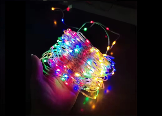 چراغ های هوشمند APP ضد آب LED دکوراسیون کریسمس چراغ های رشته پری USB کنترل از راه دور هوشمند