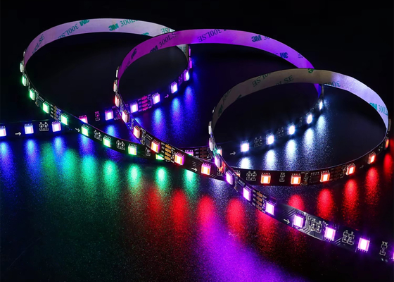 WS2805 نقطه شکستن رزومه RGBCW پنج رنگ نوار RGB + دو رنگ فانتزی رنگ نقطه شکستن رزومه 12V24V