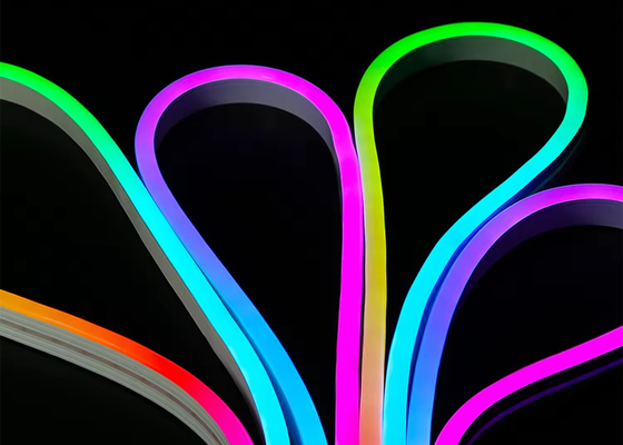 Smart Neon LED Rope Light Kit DC5V RGB Neon 1M 2M 5M IP67 DIY Neon Light Strip بلوتوث TUYA WIFI اپلیکیشن موسیقی