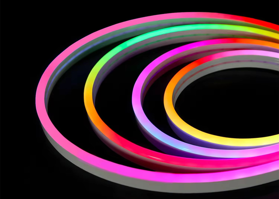 Smart Neon LED Rope Light Kit DC5V RGB Neon 1M 2M 5M IP67 DIY Neon Light Strip بلوتوث TUYA WIFI اپلیکیشن موسیقی