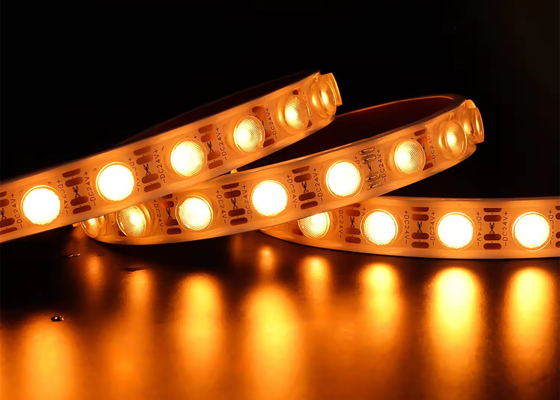 DC 24V 24W 1led ضد آب نوار نرم نور سفید LED لنز دیوار شوینده برای نورپردازی نمای