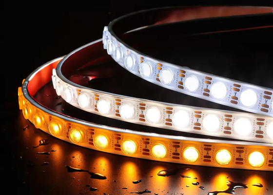 DC 24V 24W 1led ضد آب نوار نرم نور سفید LED لنز دیوار شوینده برای نورپردازی نمای