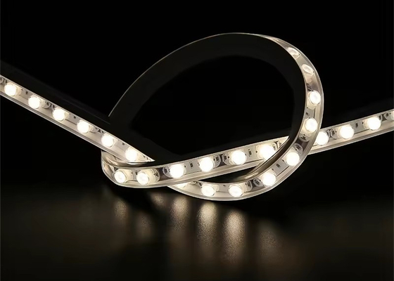 16*16 میلی متر انعطاف پذیر لنز نوری خطی LED DC24V IP65 ضد آب چراغ شوینده دیوار