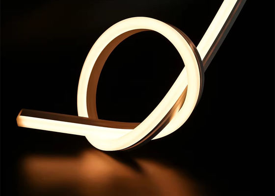 1220 لبه خم شده ضد آب IP67 نوار نور انعطاف پذیر LED برای روشنایی در فضای باز در سیلیکون انعطاف پذیر