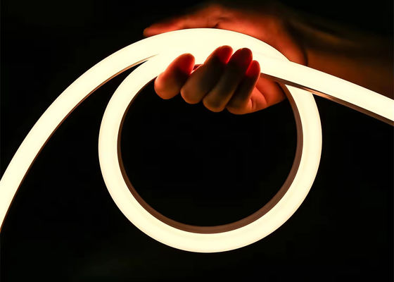 1220 لبه خم شده ضد آب IP67 نوار نور انعطاف پذیر LED برای روشنایی در فضای باز در سیلیکون انعطاف پذیر