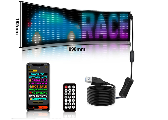 صفحه ی متریکس LED برای تبلیغات تبلیغاتی صفحه نمایش رنگ RGB APP Smart Interior LED Screen