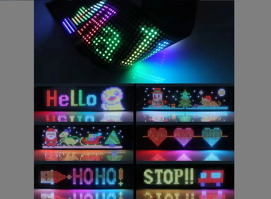 اپلیکیشن کنترل علامت تبلیغات صفحه نمایش دیجیتال پنجره عقب با صفحه نمایش 192x898mm LED نرم