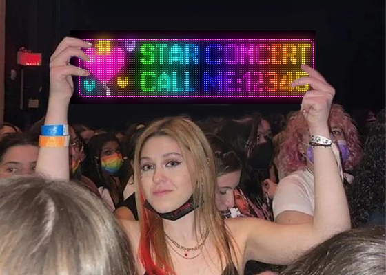 32*128 صفحه LED با کنترل از راه دور برنامه