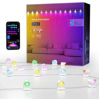 چراغ های LED ضد آب RGB IP68 برای تزئین کریسمس