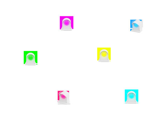چراغ های LED ضد آب RGB IP68 برای تزئین کریسمس