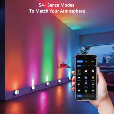 کنترل بلوتوث قابل آدرس RGBCW Smart Wall Sconces / Eave Lights برای دکوراسیون کریسمس