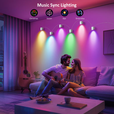 کنترل بلوتوث قابل آدرس RGBCW Smart Wall Sconces / Eave Lights برای دکوراسیون کریسمس