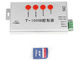 T-1000B Sd Card Led Pixel Controller قابل برنامه ریزی خروجی سیگنال SPI کم رنگ تر