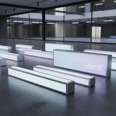 طول عمر دستگاه های روشنایی LED سفارشی 50 طراحی شده برای دوام طولانی تر و روشنایی در کاربردهای تجاری