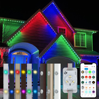 کنترل هوشمند LED در فضای باز چراغ 30W وای فای اپلیکیشن RGB IP65 ضد آب برای باغ ویلا